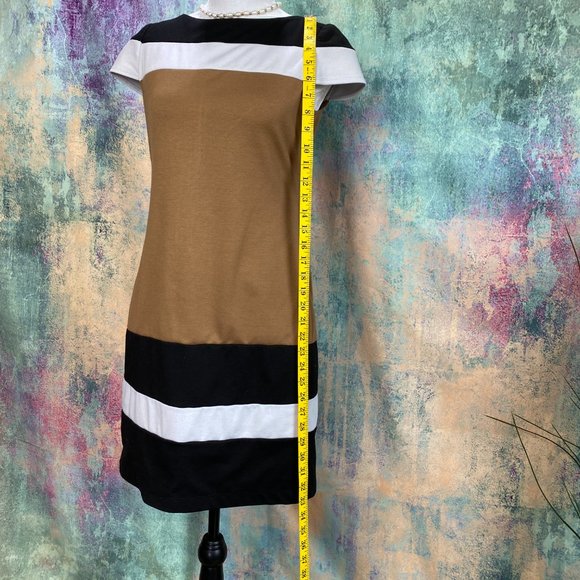 📌Nine West Bold Color Stripe Mini Dress - Picture 6 of 11